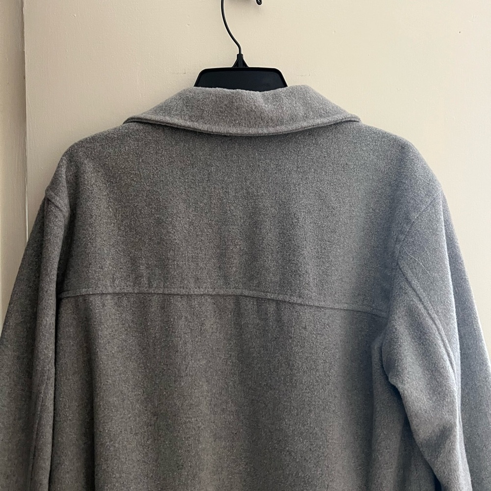 Thread & Supply Light Gray Shacket - image 4